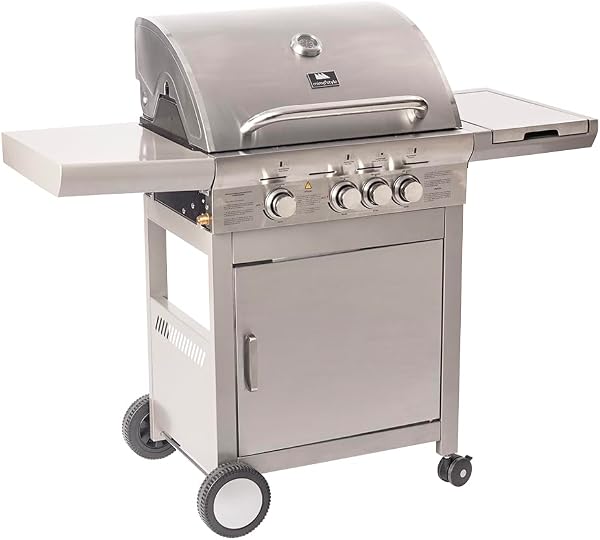 Churrasqueira a Gás Mimo Style Inox 3 Queimadores