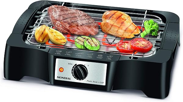 Churrasqueira Elétrica Mondial Pratic Steak e Grill