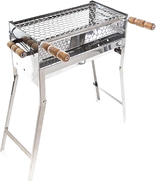Churrasqueira Inox Dobrável Grill Viana CI40