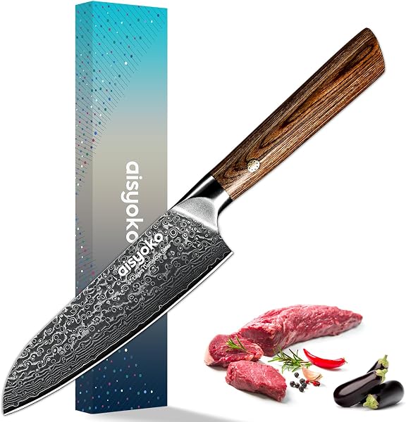 Faca Santoku Aisyoko Damasco
